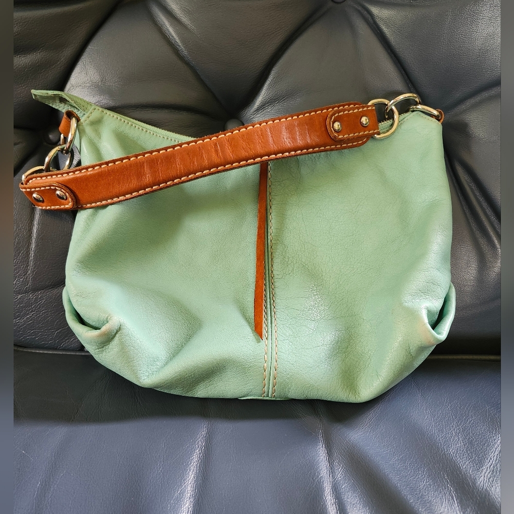 Roots Leather Handbag